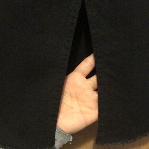 Happily Grey black denim skirt size 11/29 - Picture 3 of 9